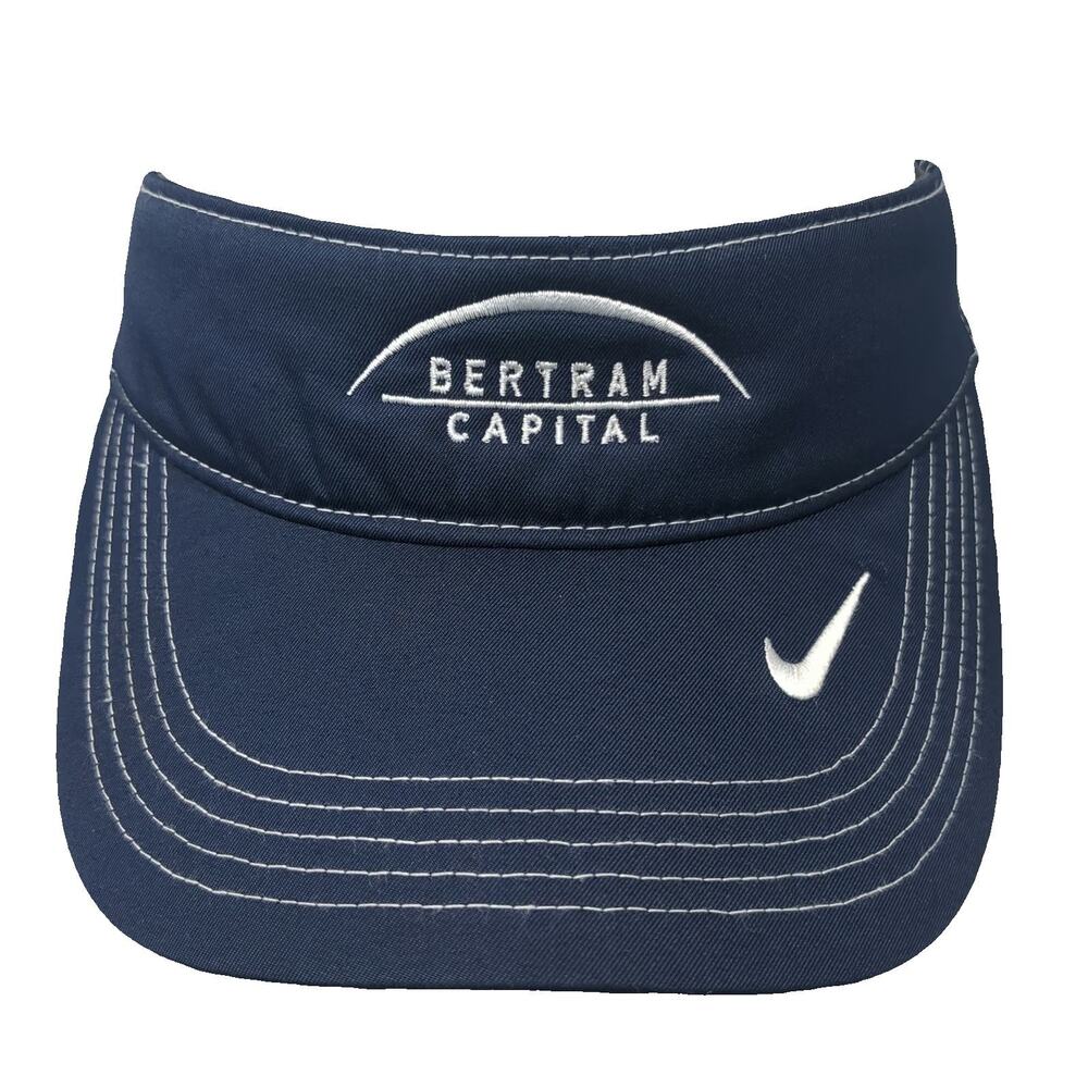 Nike Visor Blue One Size Bertram Capital Dri-FIT Adjustable Golf Sport Hat